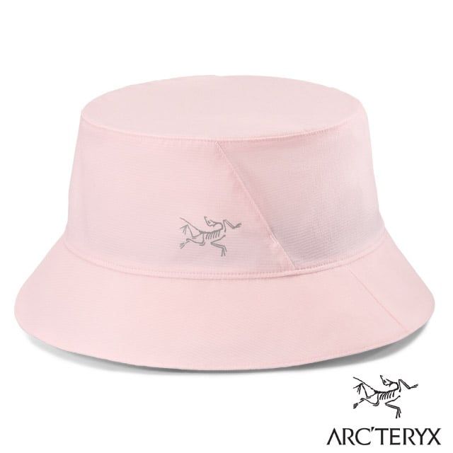 Arcteryx 始祖鳥 Aerios Bucket Hat 防曬透氣漁夫帽.遮陽帽.可折疊圓盤帽.休閒運動帽.適登山健行旅遊_X000007767 野玫瑰粉