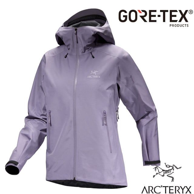 Arcteryx 始祖鳥 女 Beta LT Gore-Tex 防水透氣連帽外套(僅350g).風雨衣/輕薄耐磨/X000007239 藍香紫