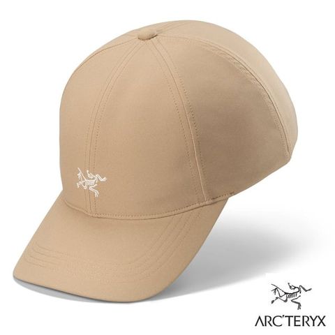 Arcteryx 始祖鳥 Small Bird 防曬透氣LOGO棒球帽子.遮陽帽.鴨舌帽.休閒運動帽.適登山健行旅遊_X000007074 帆布棕