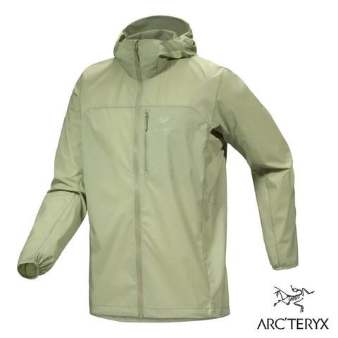 Arcteryx 始祖鳥 男 Squamish Hoody 防潑水防風超輕薄連帽風衣外套(僅140g).夾克.登山健行/X000007411-30752 卡洛斯綠