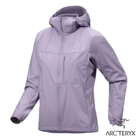 Arcteryx 始祖鳥 女 Squamish Hoody 防潑水防風超輕薄連帽風衣外套(僅120g).夾克.登山健行外套/X000006946-30620 藍香紫