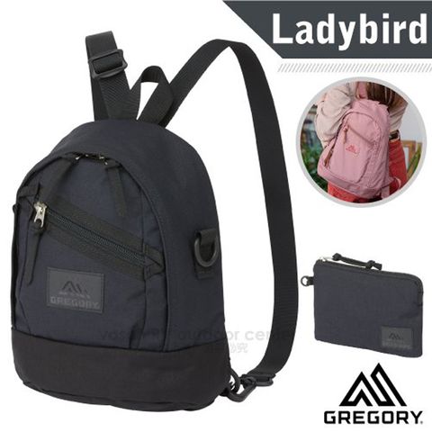 Gregory 【美國 】LADYBIRD 2WAY MINI 4L 兩用多用途迷你後背包+手挽袋_131370 黑