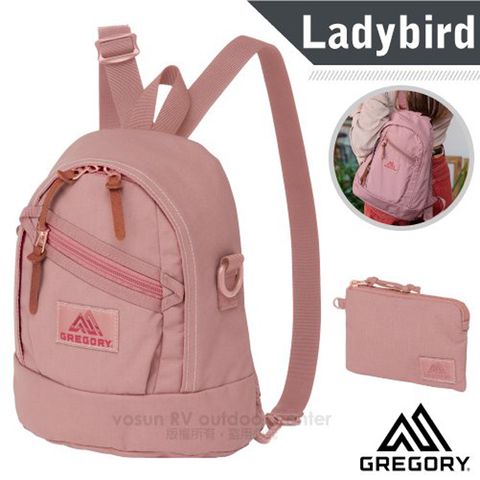 Gregory 【美國 】LADYBIRD 2WAY MINI 4L 兩用多用途迷你後背包+手挽袋_131370 玫瑰粉