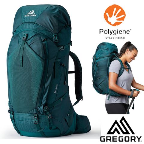 【美國 GREGORY】女新款 DEVA 60 專業網狀透氣健行登山背包(S)_142458 翡翠綠