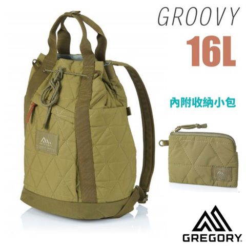 Gregory 【美國 】新款 GROOVY 16L 手提/肩背兩用背包(內附收納小包)/140953-425E 鼠尾草綠