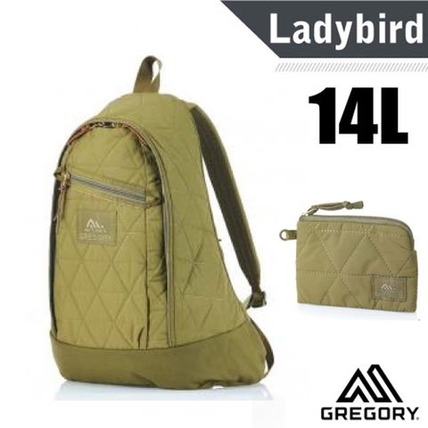 【美國 GREGORY】LADYBIRD BACKPACK 14L 多口袋後背包+手挽袋_131371-425E 鼠尾草綠