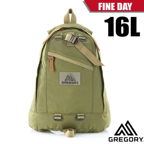 【美國 GREGORY】 FINE DAY 日用雙肩休閒後背包16L(YKK拉鍊)/77657-1633 綠橄欖