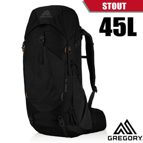 Gregory 【美國 】STOUT 45 專業健行登山背包.附全罩式防雨罩/126872-9573 鹿角黑