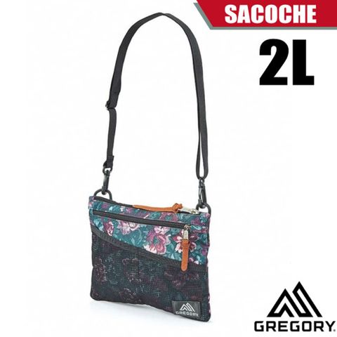 Gregory 【美國 】SACOCHE 2L 可調式側背包M/高品質YKK拉鍊/109460-9867 群花油彩