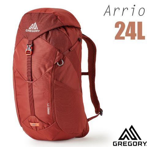 【美國 GREGORY】ARRIO 24L 多功能健行登山背包(附全罩式防雨罩)/136974-1129 磚石紅
