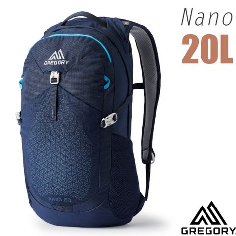 Gregory 【美國 】NANO 20L 多功能休閒後背包.書包.水袋/平板電腦隔間/111499-D243 亮海軍藍