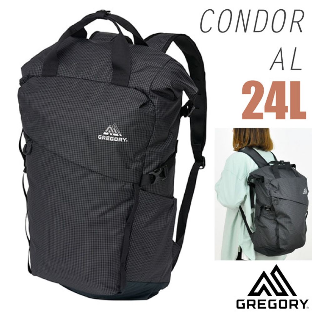 Gregory 【美國 】新款 24L CONDOR AL 輕量後背包.平板電腦背包.日用雙肩背包/142520 黑