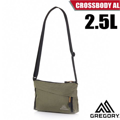 Gregory 【美國 】2.5L CROSSBODY AL 輕量抗撕裂肩背包.可調式肩帶/138248-1475 卡其綠