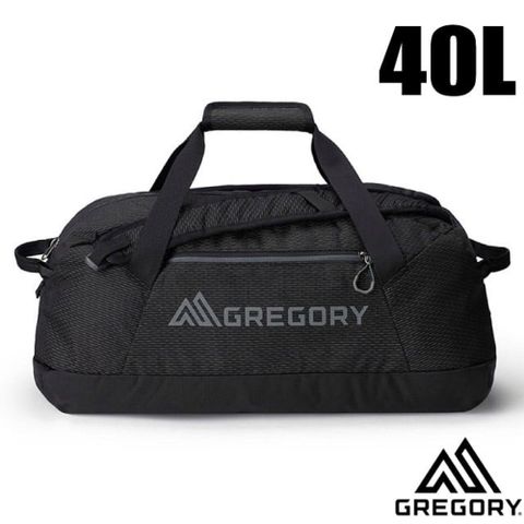 Gregory 防潑水行李裝備袋背包40L(可揹可提/收納超小)抗撕裂布料行李袋/147902-0413 曜石黑