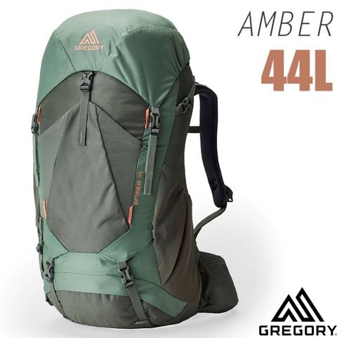 Gregory AMBER 44 女款專業健行登山背包(44L_附全罩式防雨罩+VersaFit 可調式懸架系統)/ 149385-6059 地衣綠