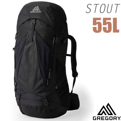 Gregory STOUT 55 男款專業健行登山背包(55L_附全罩式防雨罩+VersaFit 可調式懸架系統)/149376-A266 森林黑