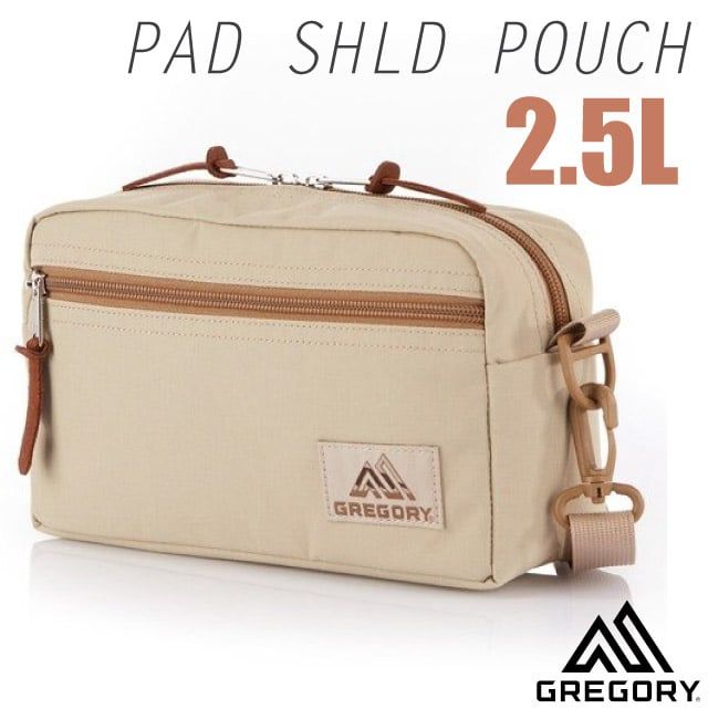 Gregory PAD SHOULDER POUCH 2.5L 可調式側背包(M).郵差包.斜背包/65380-D434 漠沙色