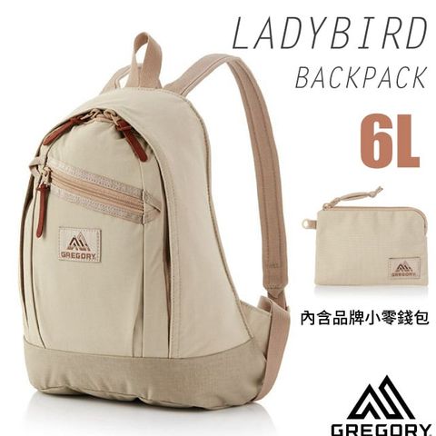 Gregory LADYBIRD BACKPACK XS 6L 超輕多功能迷你後背包+手挽袋(多口袋設計).休閒包.隨身包.書包_131372-1775 沙色