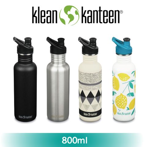 Klean Kanteen 【美國】窄口超輕量不鏽鋼冷水瓶-800ml