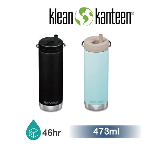 Klean Kanteen 【美國】TKWide寬口旋轉吸管不鏽鋼保溫瓶-473ml