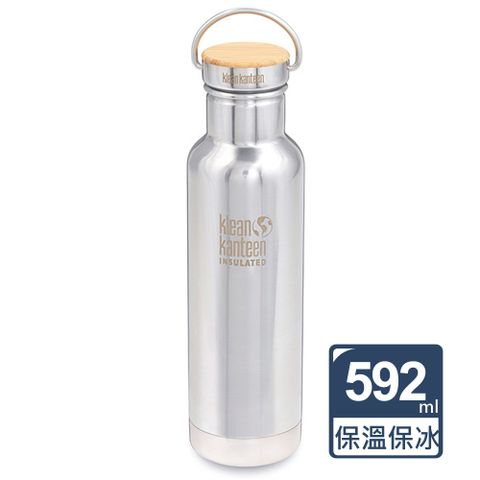 Klean Kanteen 竹片鋼蓋保冷瓶592ml