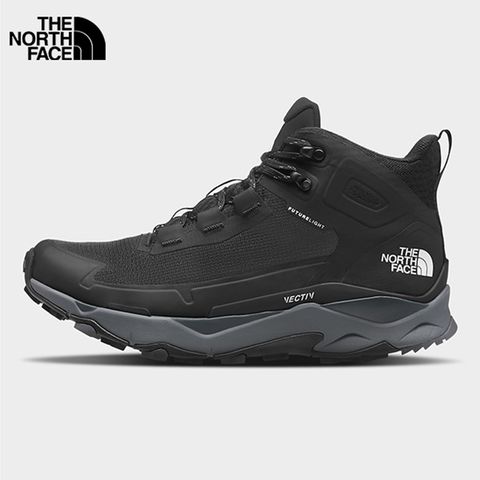 The North Face 北面 美國[] MENS VECTIV EXPLORIS MID FUTURELIGHT / 男款登山中筒防水鞋 /戶外登山運動鞋 / 防水運動鞋(黑)