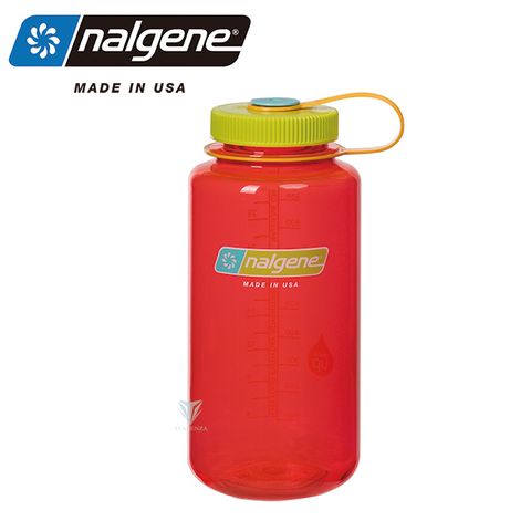 Nalgene 限量好禮任選【美國】1000cc 寬嘴水壺-石榴