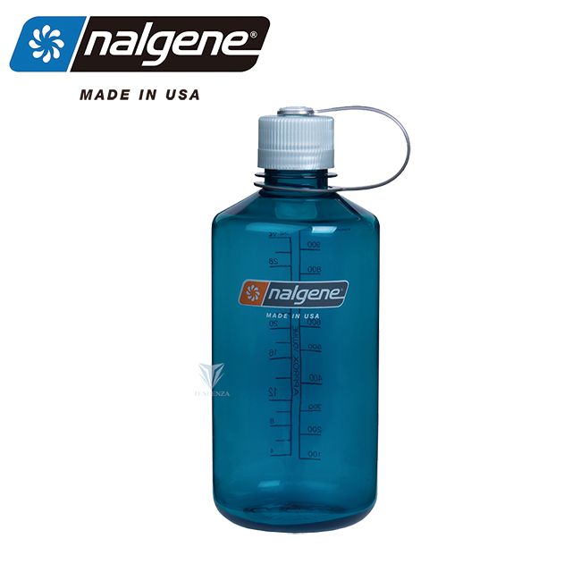 Nalgene 【美國】1000cc 窄嘴水壺-鱒魚綠