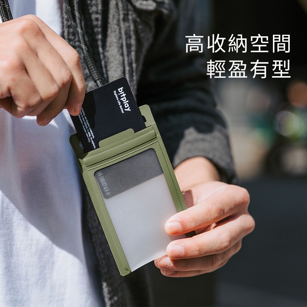 Bitplay  AquaSeal Badge Holder 防水機能證件套-沙漠黃