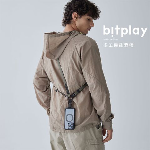 【bitplay】Multi-Use Strap 多工機能背帶(含掛繩通用墊片）/手機殼/掛繩/保護殼/molle/工裝