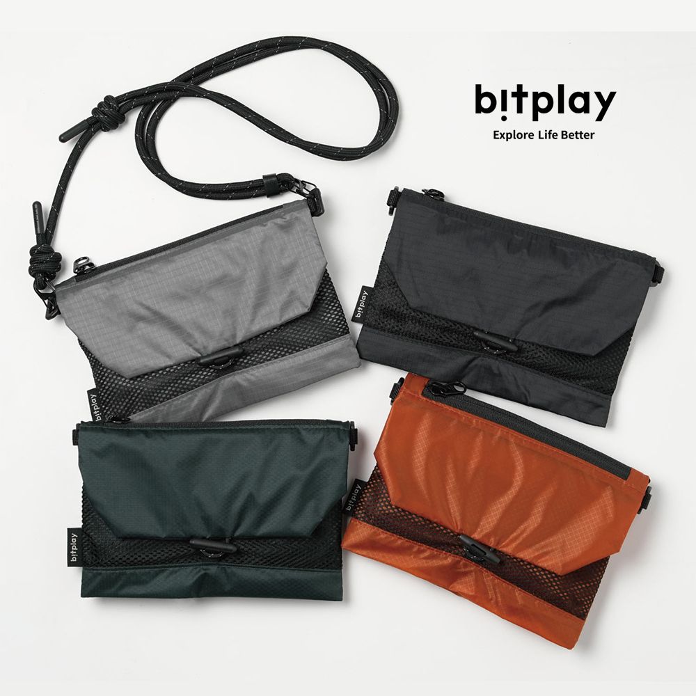 Bitplay Foldable 2-Way Bag x 33 Special edition 超輕量耐重口袋包 x 插畫家33 超市聯名款-青空藍/隨身/購物袋/媽媽包/環保/手機包/多功能/側背包