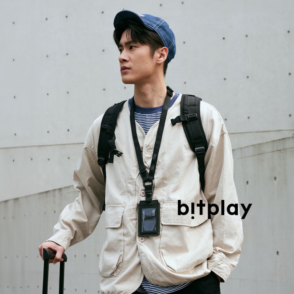 Bitplay 2-Way 行李證件套  /機能/卡套/員工證/識別證/悠遊卡/掛繩/防水/防護/霧面