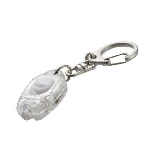 【Gentos】超迷你鑰匙圈手電筒 白色 15流明(SK-8GWH)