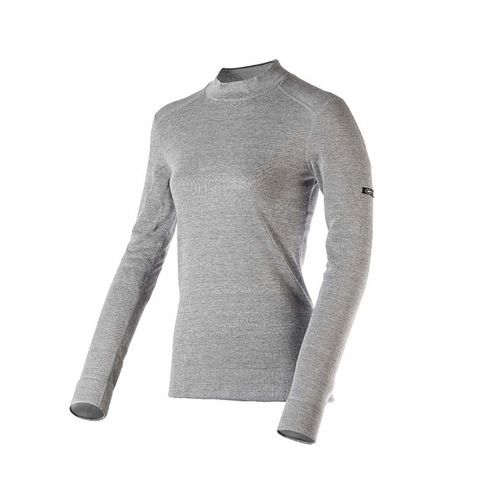 Route8八號公路 女 WARM 高領抗菌保暖衣 麻灰(RE821305-1217)(2100)