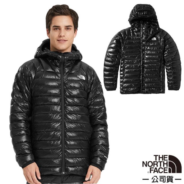 The North Face 北面 【美國 】男款 最強保暖 防潑水連帽羽絨外套(800FP)羽絨衣/3SQJ-KX7 黑色 V