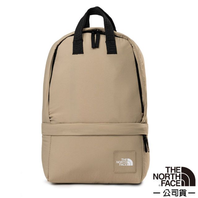 The North Face 北面 【美國 】休閒後背包19.5L.電腦背包.日用雙肩背包/多功能收納/3VXP-1X3 卡其色 V