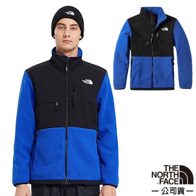 The North Face 北面 中性款 經典ICON 1995Denali抓絨外套.舒適立領/聚熱抓絨面料.適登山健行/4NCJ-CZ6 藍色 V