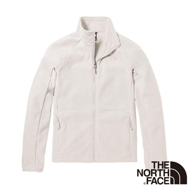 The North Face 北面 女 保暖舒適立領抓絨外套.夾克/保暖抓絨材質.適登山健行/5GB4-N3N 米白色