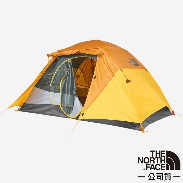 The North Face 北面 【美國 】新款 STORMBREAK 3 鋁合金防水3人登山帳篷/52VJ-3QM 黃