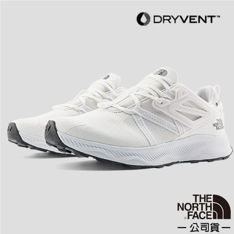 【美國 The North Face】女新款 DRYVENT 防水透氣登山健行鞋.越野鞋/819G-LG5 白 N