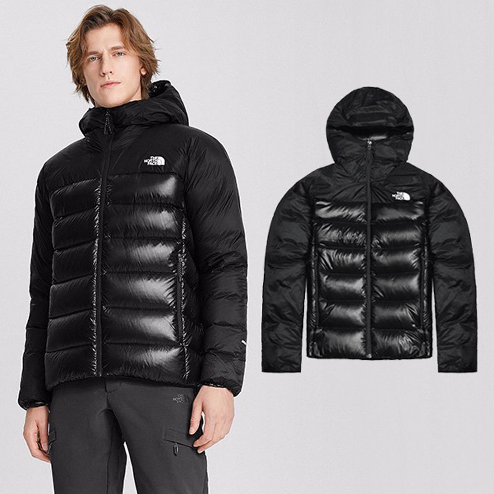 The North Face 北面 最強保暖 ICON_經典配色 鵝絨外套(800FP)羽絨衣.雪衣.登山滑雪旅行_4N9X-JK3 黑 V