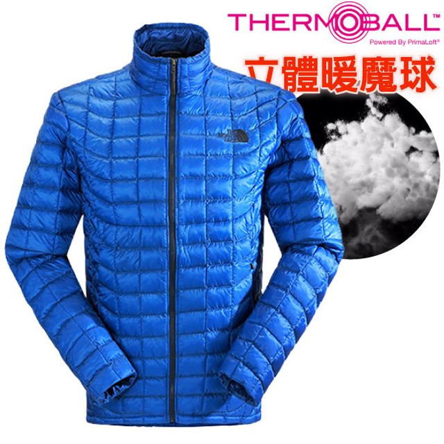 The North Face 北面 男 PrimaLoft ThermoBall 輕量暖魔球保暖外套/C939-BL5 怪獸藍 DV