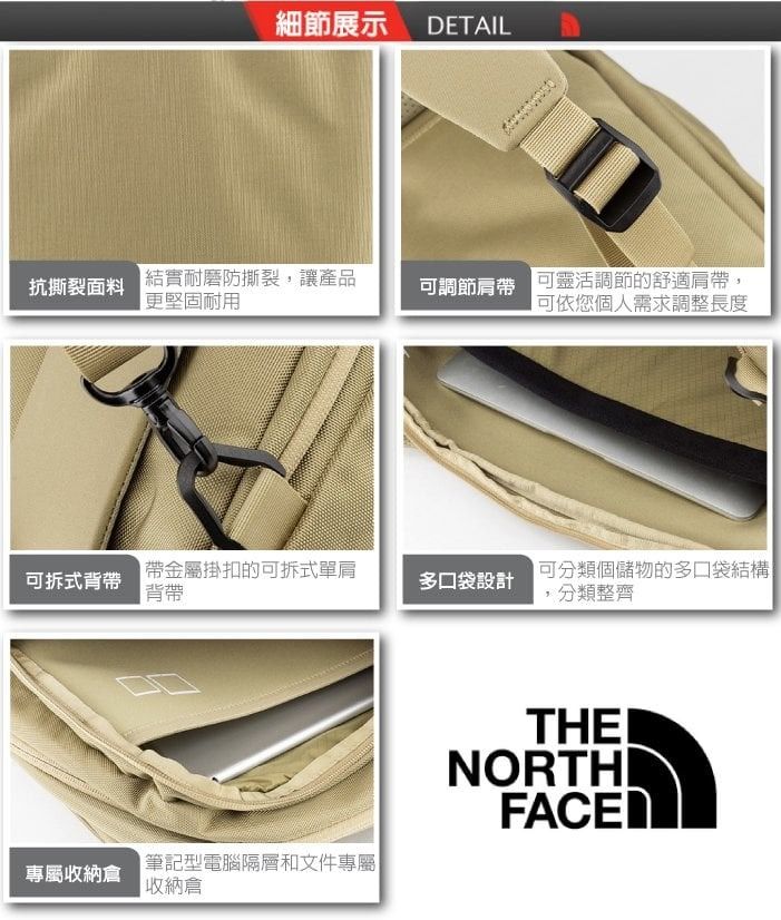 美國The North Face】SHUTTLE 3WAY 輕量抗撕裂多功能後背包25L/2XXP