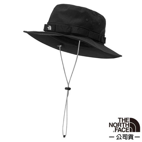 【美國 The North Face】中性款 輕質透氣遮陽登山健行遮陽帽/5FXF-JK3 黑 N