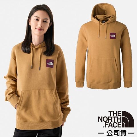【The North Face】男女 U BOX NSE HOODIE 保暖長袖連帽T恤.休閒衫/86PZ-I0J 杏仁棕