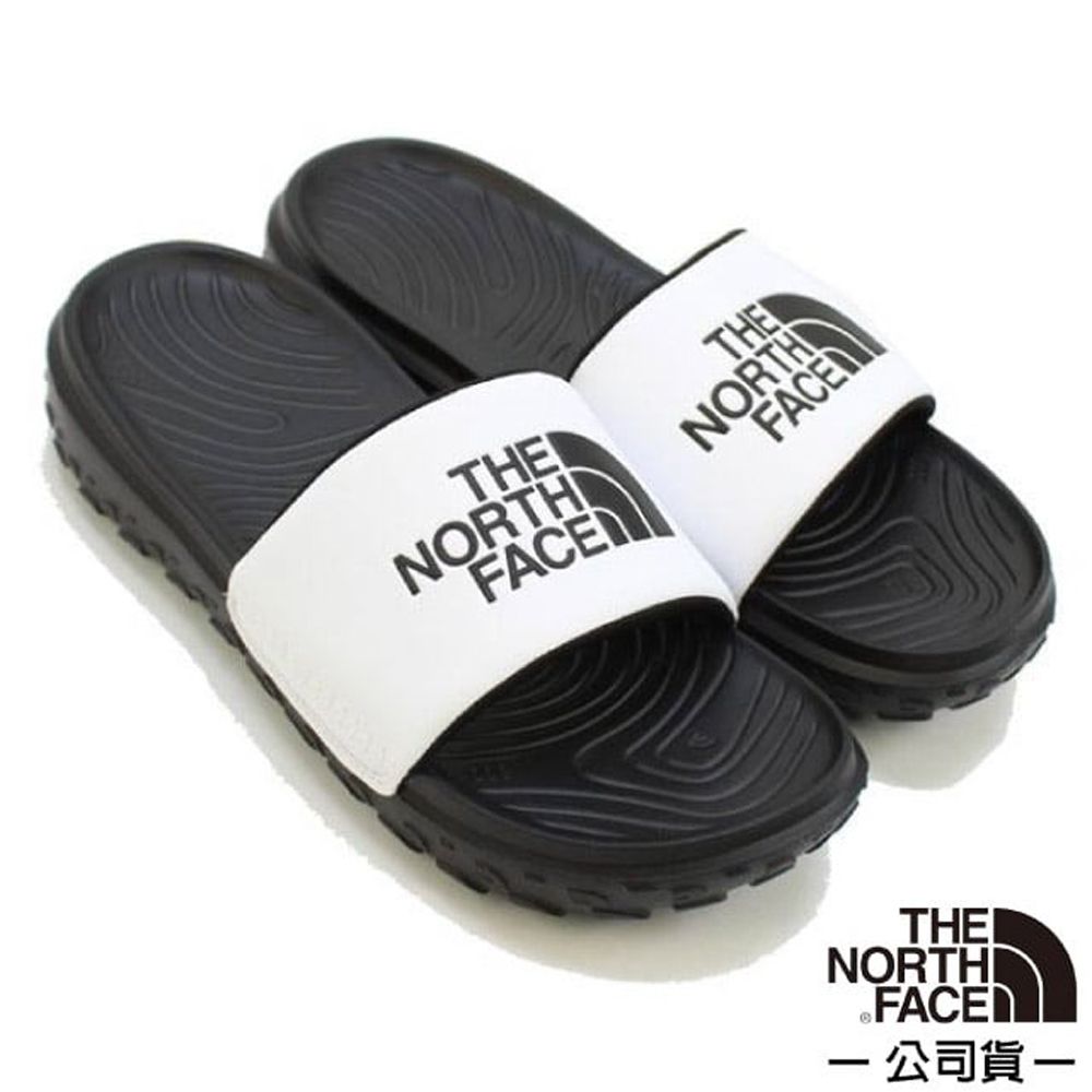 The North Face 北面 男 NEVER STOP CUSH SLIDE 水陸機能拖鞋.抗菌溯溪鞋.海灘鞋.水陸兩用鞋/高度緩衝EVA鞋床/8A90-LA9 白 N