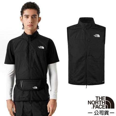 【The North Face】男 WindWall 輕薄款 防風防潑水可調節連帽外套.風衣.休閒夾克/背部大通風口.登山健行適用/81PO-JK3 黑 N