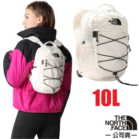 The North Face 北面 BOREALIS MINI 輕便小巧休閒後背包10L.平板電腦背包.日用雙肩背包.隨身包/52SW-4Q7 梔子白 N