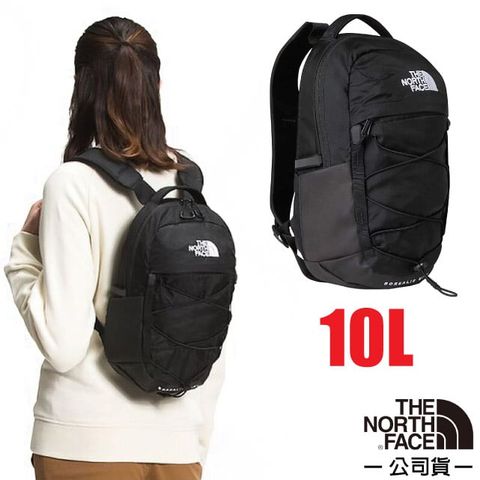 The North Face 北面 BOREALIS MINI 輕便小巧休閒後背包10L.平板電腦背包.日用雙肩背包.隨身包/52SW-4HF 摩登黑 N