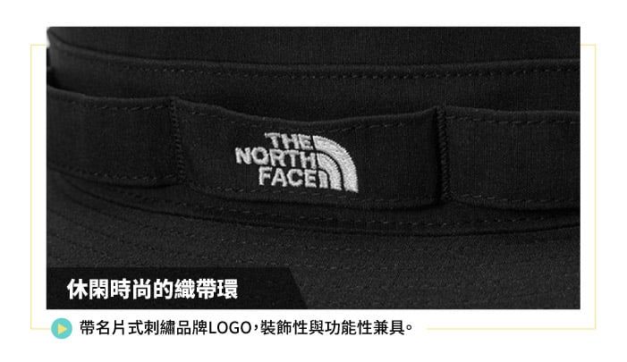 THENORTHEFACE休閑時尚的織帶環帶名片式刺繡品牌LOGO,裝飾性與功能性兼具。